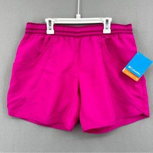 Columbia Solar Stream II Boardshort Shorts Girls XL Omni-Shade AG4668-650 Pink